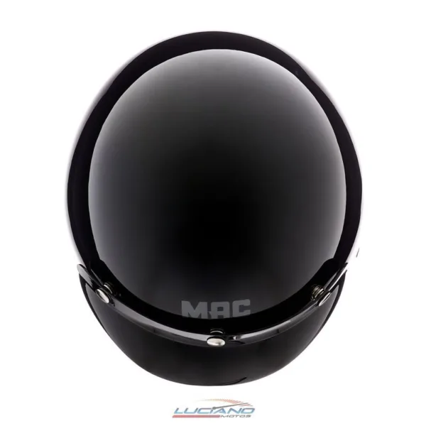 Casco Mac 181 Bowie Solid  / Negro / Brillo - Imagen 4