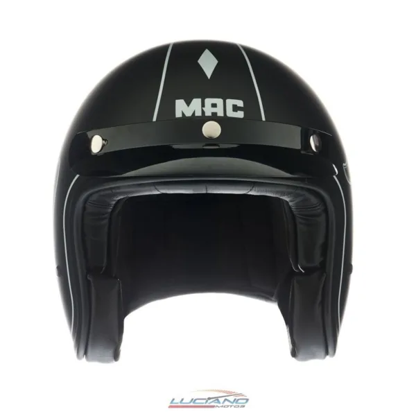 Casco Mac 181 Bowie Twenty One Negro Mate - Imagen 2