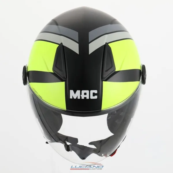 Casco Mac 721 Beat Cyrus Negro / Amarillo / Mate - Imagen 4