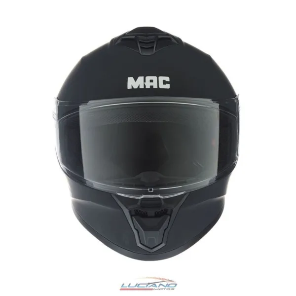 Casco Mac 801 Starter Solid Negro / Gris Mate - Imagen 2