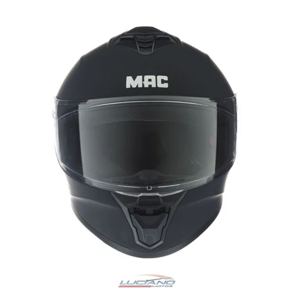 Casco Mac 801 Starter Solid Negro / Mate - Imagen 2