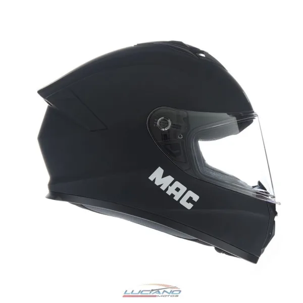Casco Mac 801 Starter Solid Negro / Mate - Imagen 3