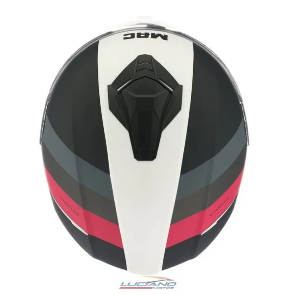 Casco Mac 801 Starter Winexzor Blanco / Rosa / Mate - Imagen 5