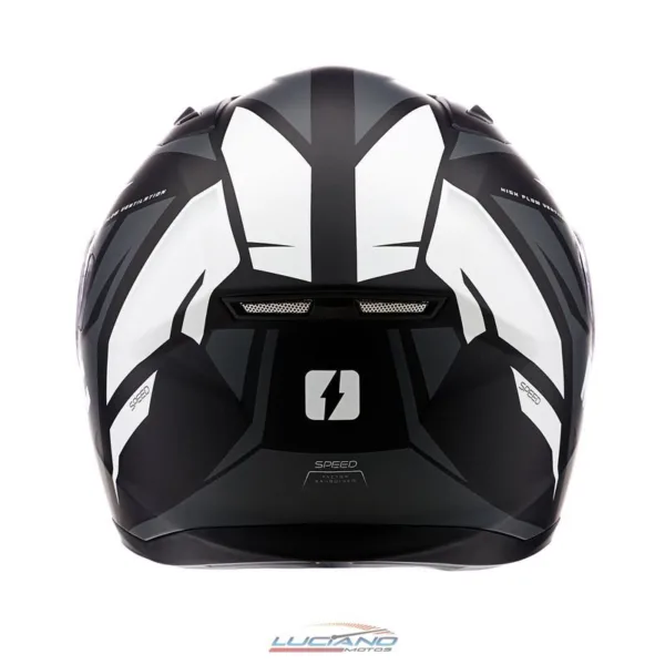Casco MAC 825 Speed Joy Gris / Blanco / Mate - Imagen 5