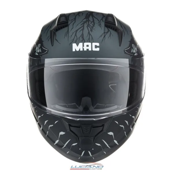 Casco MAC M67 Bass Edición Limitada Wolf Negro / Rojo - Imagen 2