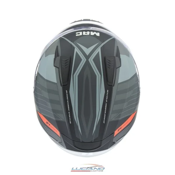 Casco Mac M67 Bass Weez Negro / Gris / Mate - Imagen 5