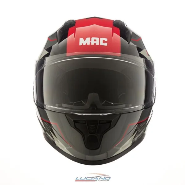 Casco MAC M67 Bass Zorska Negro / Rojo - Imagen 2