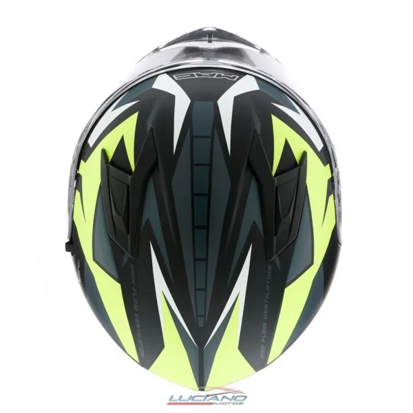 Casco MAC Speed 2.0 Tame Amarillo Negro Mate - Imagen 6