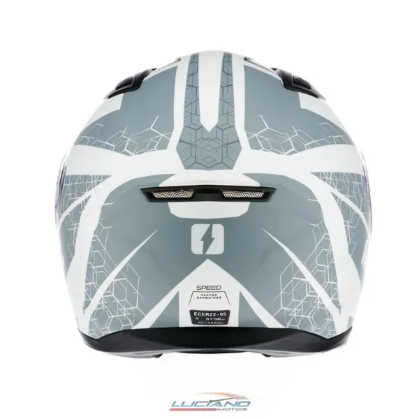 Casco MAC Speed Wasp Blanco / Negro - Imagen 5