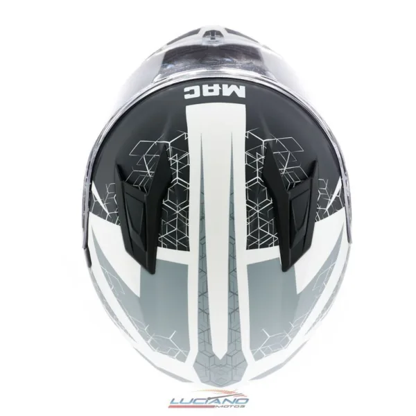 Casco MAC Speed Wasp Blanco / Negro - Imagen 6