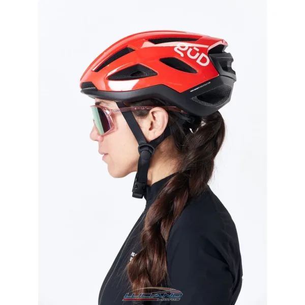 Casco Road Tour Sprint Rojo Gloss - Imagen 4
