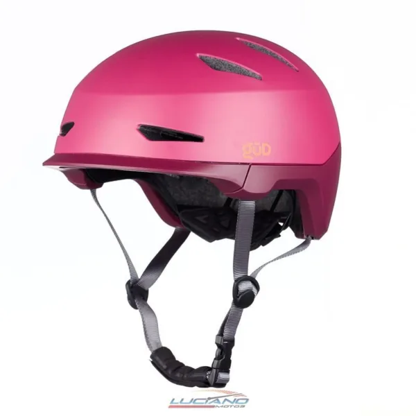 Casco Urban Block Matt Violeta