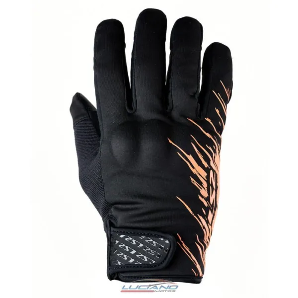 Guante LS2 Jet Hombre Negro / Naranja - Imagen 6