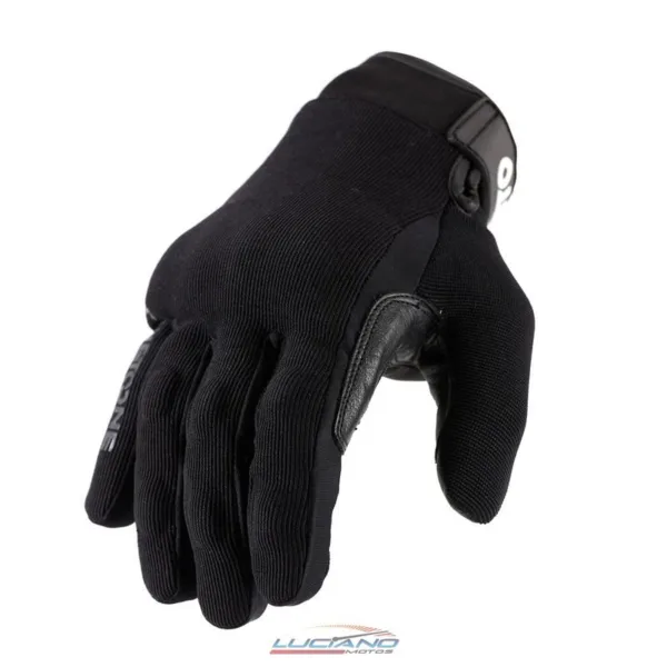 Guantes Cortos NTO Cuero Microfibra Urban Evo Negro