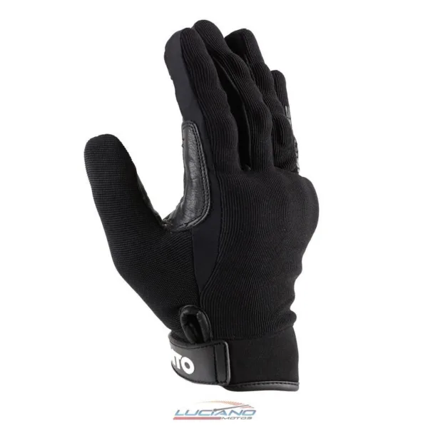 Guantes Cortos NTO Cuero Microfibra Urban Evo Negro - Imagen 3