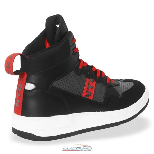 Sneaker NTO Commuter Hombre Negro / Rojo - Imagen 3
