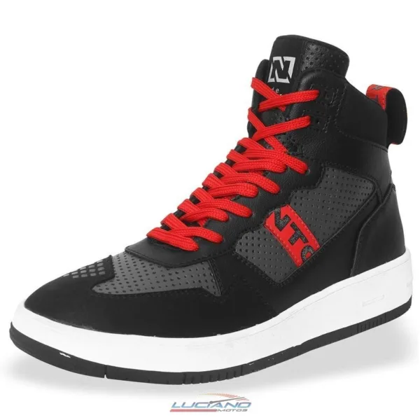 Sneaker NTO Commuter Hombre Negro / Rojo - Imagen 2